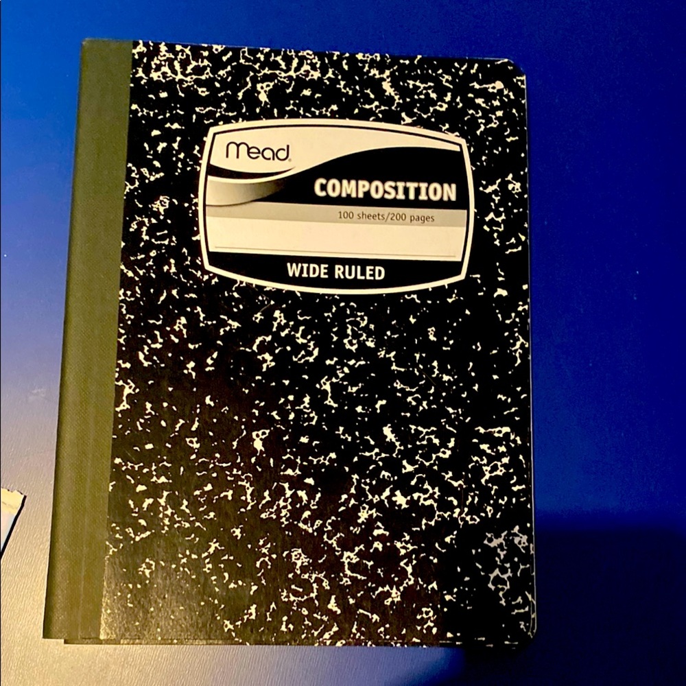 Mead Black and White Composition Notebook
